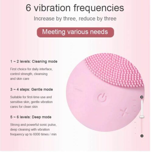 Mini Electric Ultrasonic Facial Cleansing Brush - Image 3