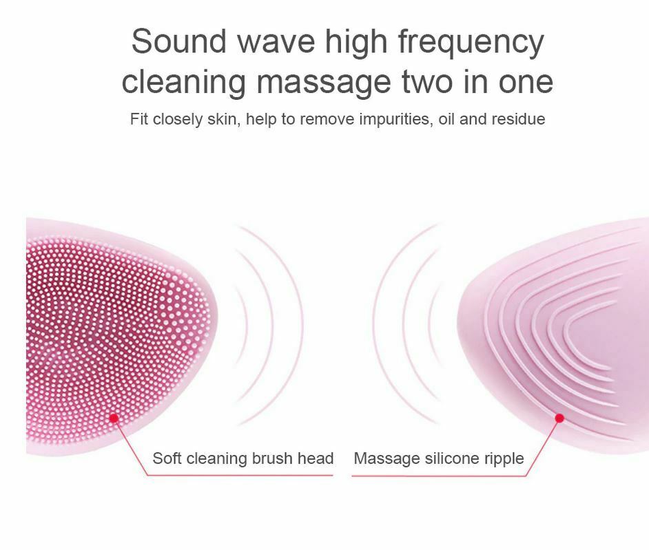 Mini Electric Ultrasonic Facial Cleansing Brush - Image 4