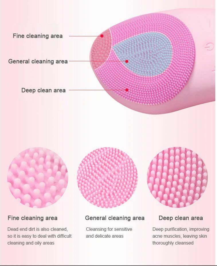 Mini Electric Ultrasonic Facial Cleansing Brush - Image 5